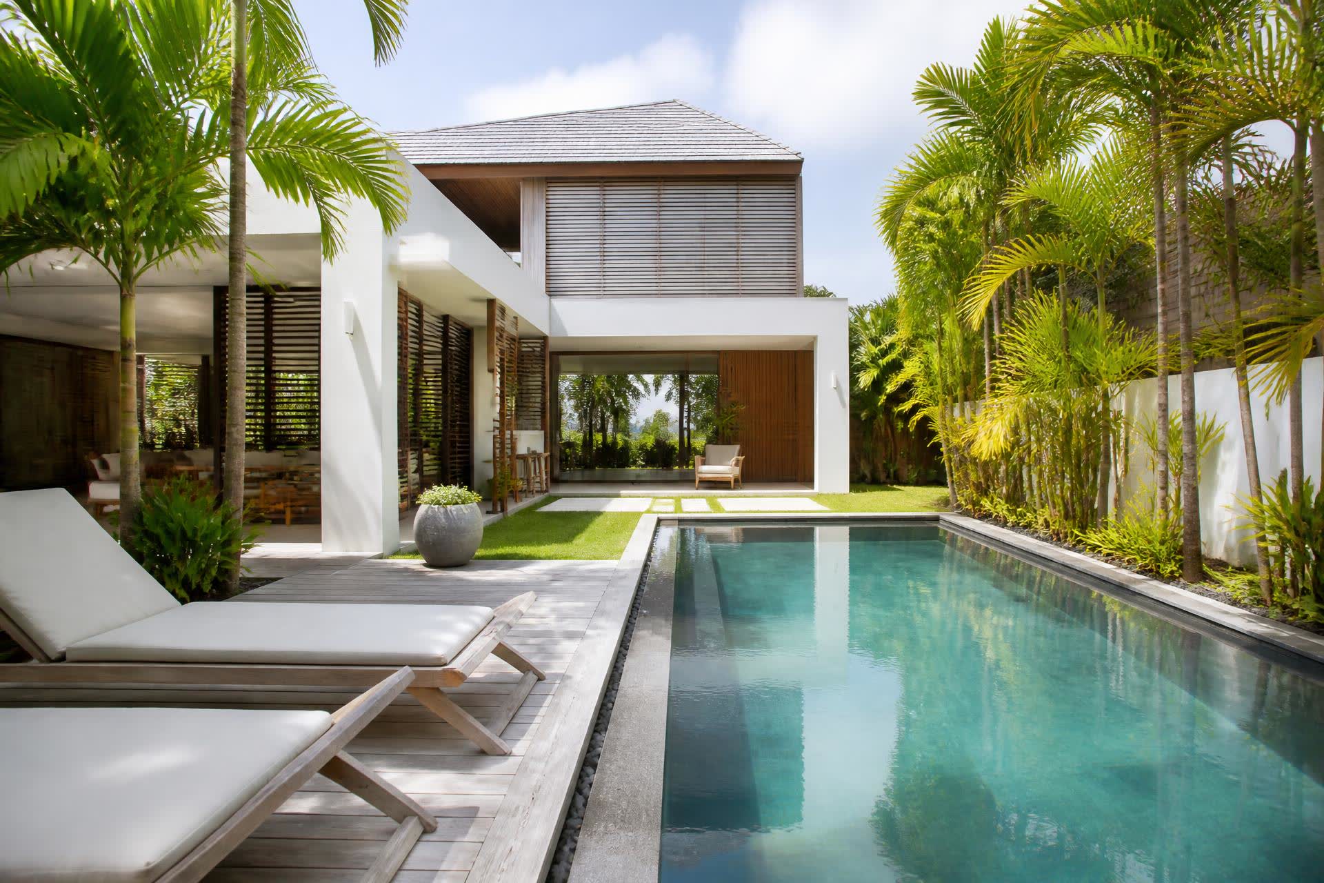 Villa contemporaine avec jardin tropical en Guadeloupe